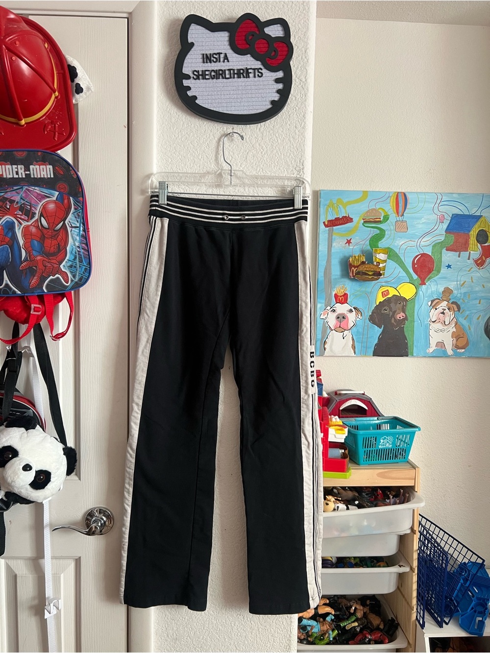 Y2K bcbg track pants